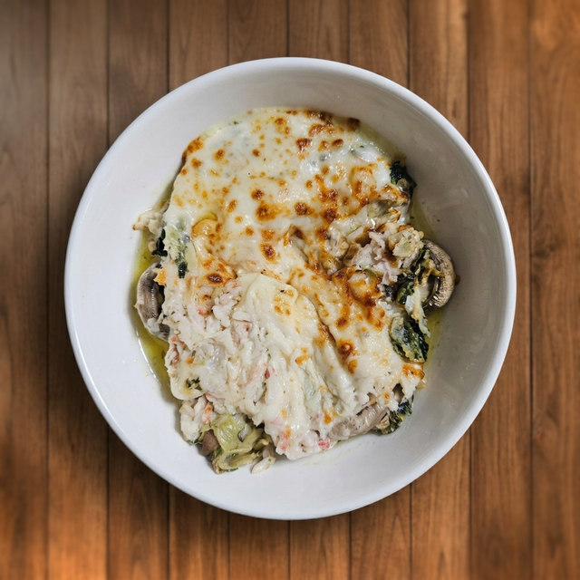 Stuffed Mushroom Caps.