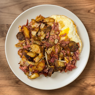 Corned Beef Hash & Eggs